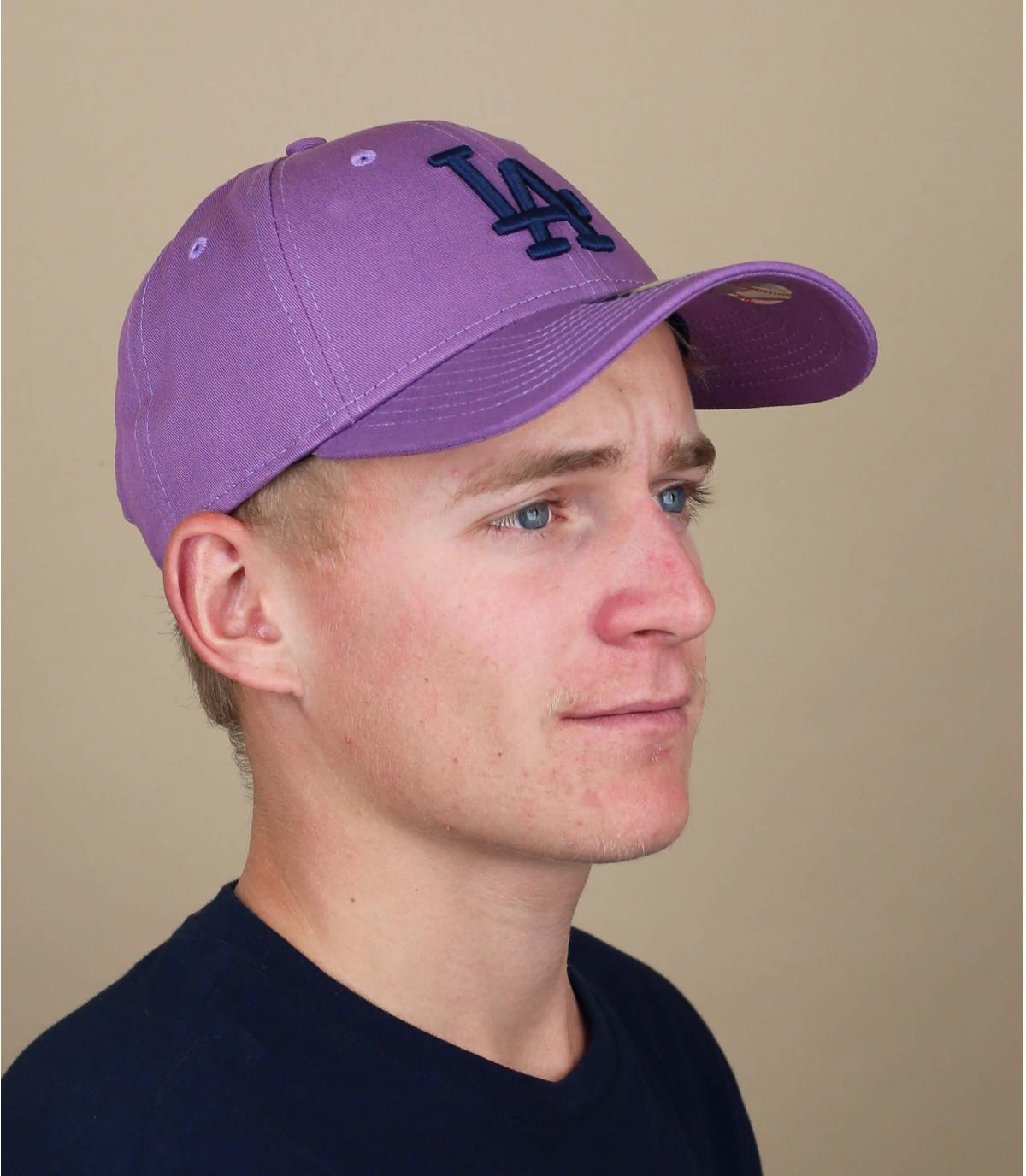 casquette LA mauve Casquette League Ess LA 940 purple nitro navy